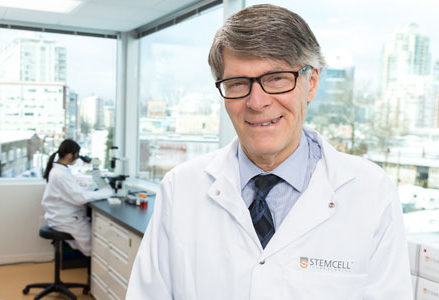 Dr. Allen Eaves, CEO of STEMCELL Technologies