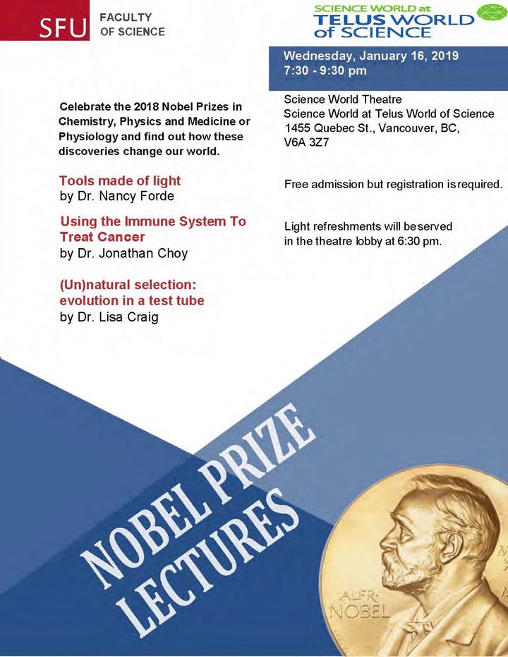 Nobel Prize Lectures 2018