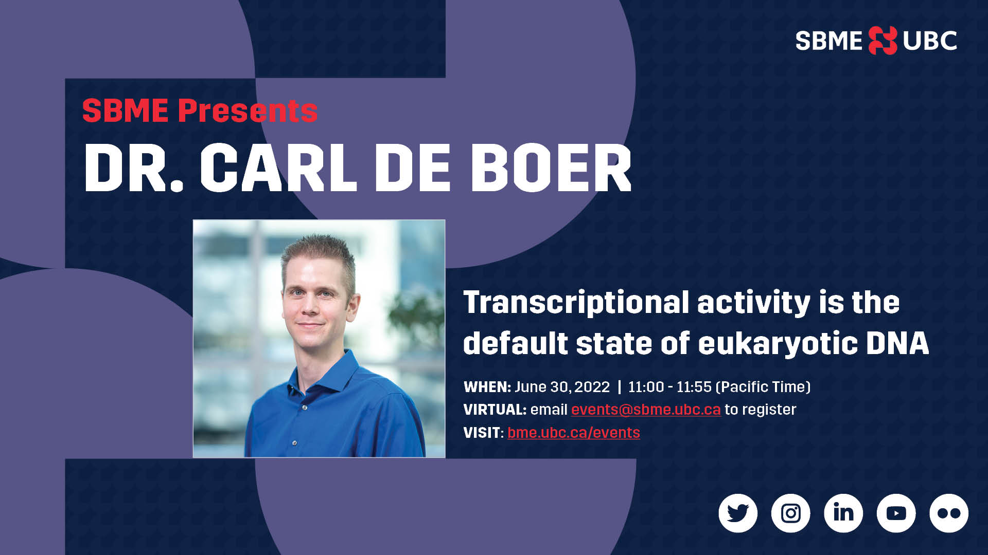 Carl de Boer SBME Seminar