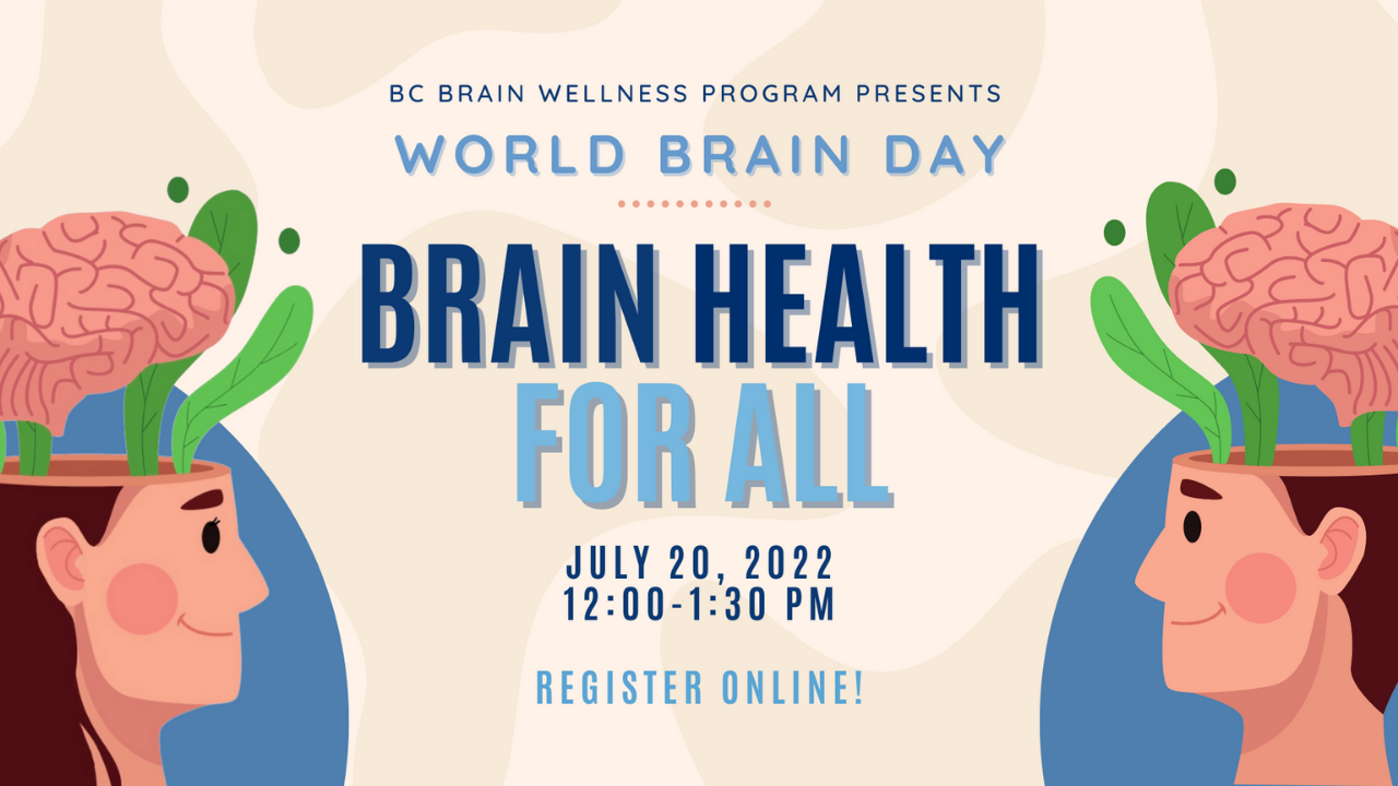 BC Brain Wellness Program Presents World Brain Day Brain Health for