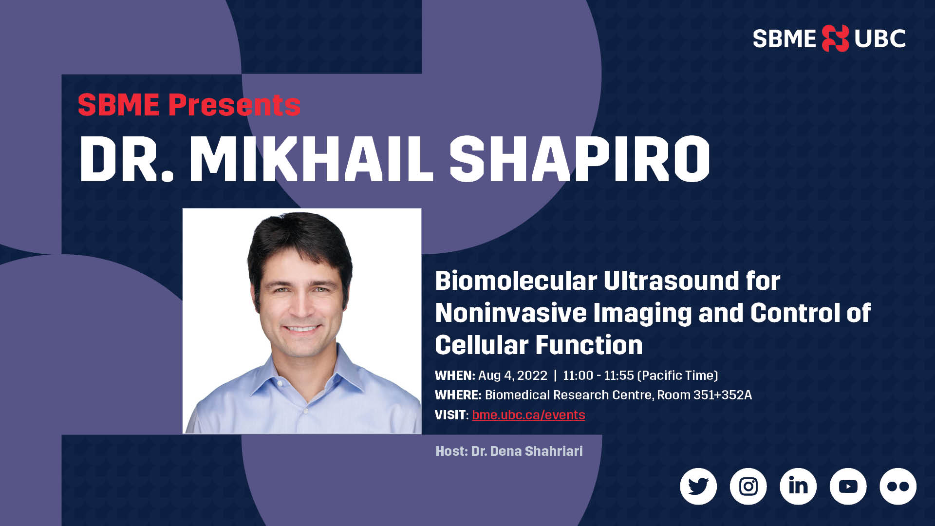 Mikhail Shapiro SBME Seminar