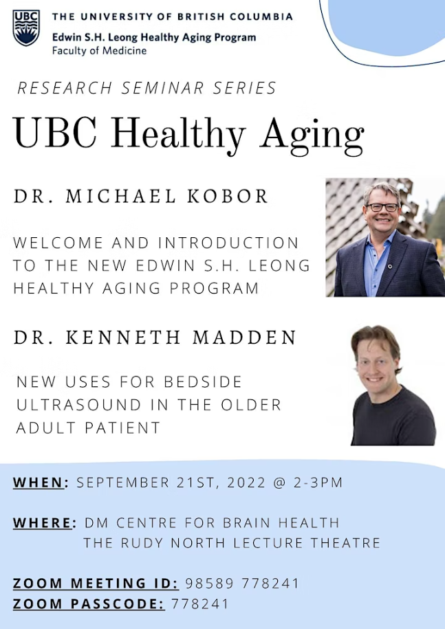UBC Health Aging Research Seminar