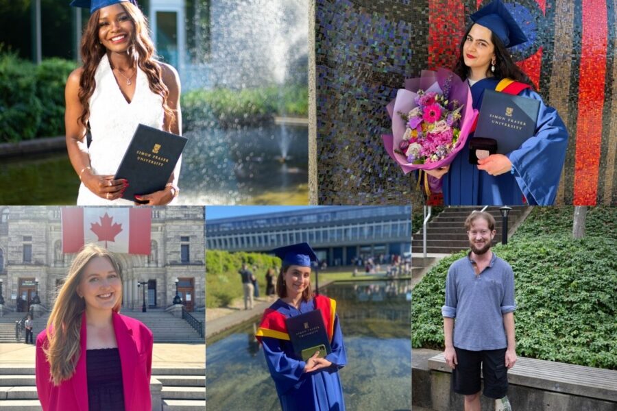 (Top Row, L-R): Susie Toe, Ida Niksirat. (Bottom Row): Chloe Goodison, Rachelle Payendeh, Jaden Gornall.