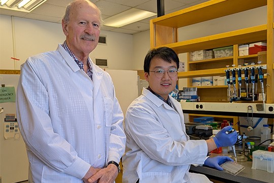 Dr. Bob Hancock and Andy An.