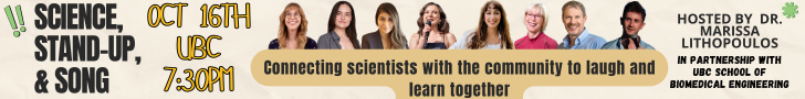 A variety show with brilliant scientists, hilarious comedians, and music along the way! Get tickets for the show on October 16th.