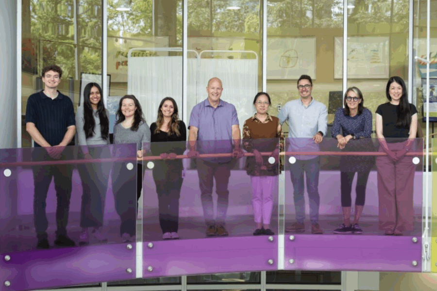 Dr. David Granville and his research team.