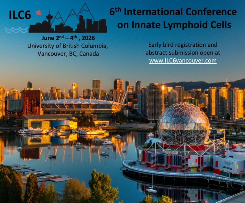Register for the sixth international conference on innate lymphoid cells.