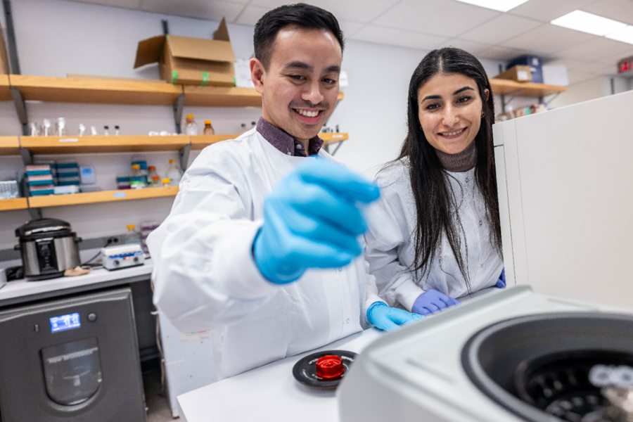 Joshua de Guzman and Dr. Nika Shakiba